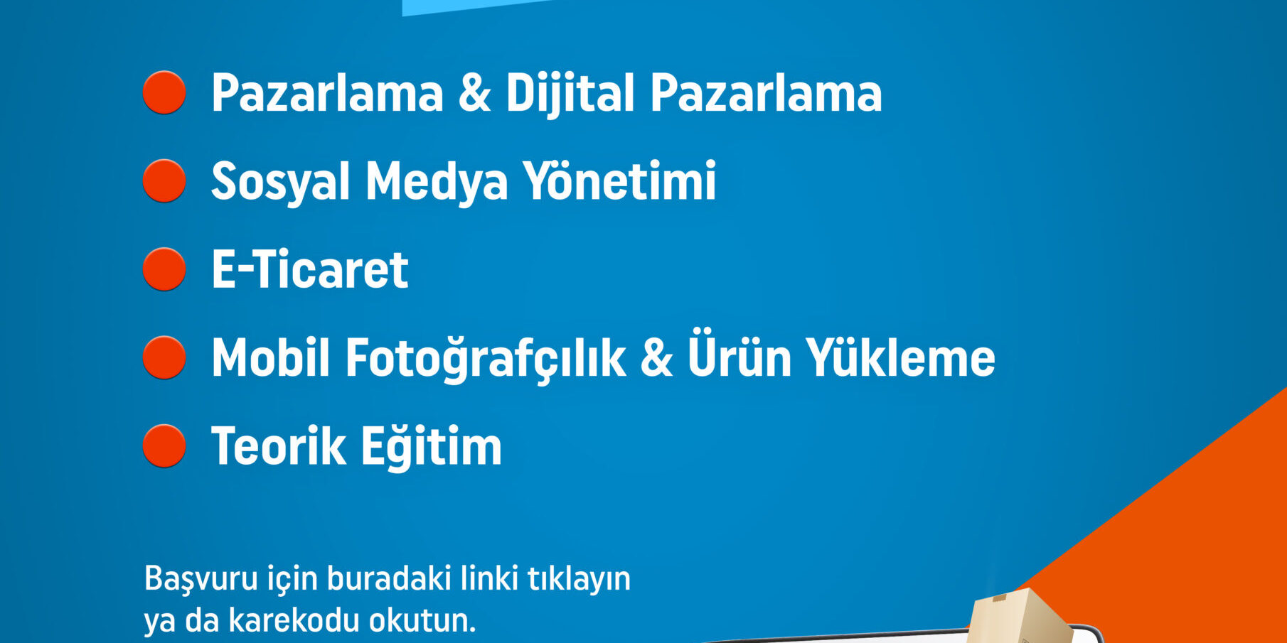BEBKA-Uygulamalı E-Ticaret ve Dijital Pazarlama Eğitimi Afişi